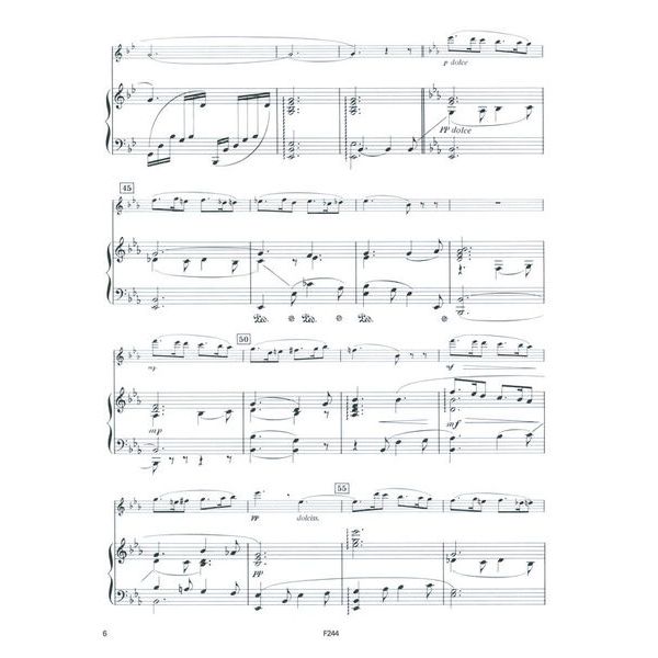 Fentone Music Fauré Sicilienne Clarinet