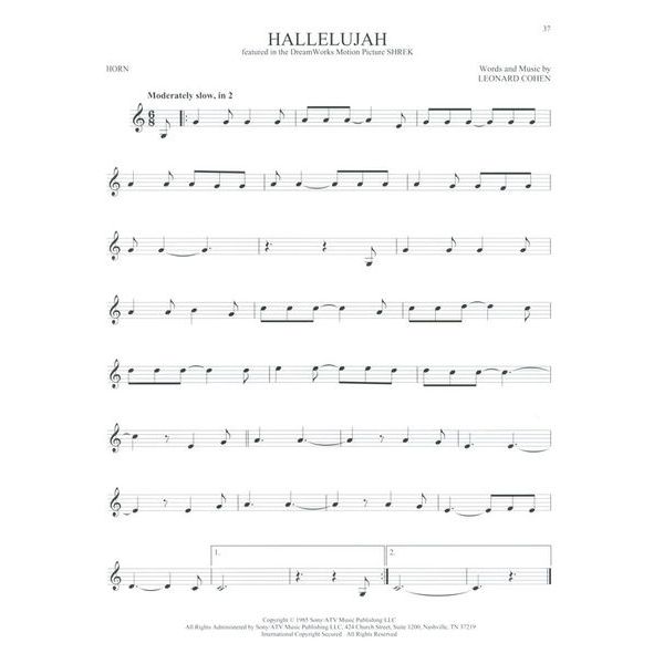 Hal Leonard 101 Movie Hits for Horn