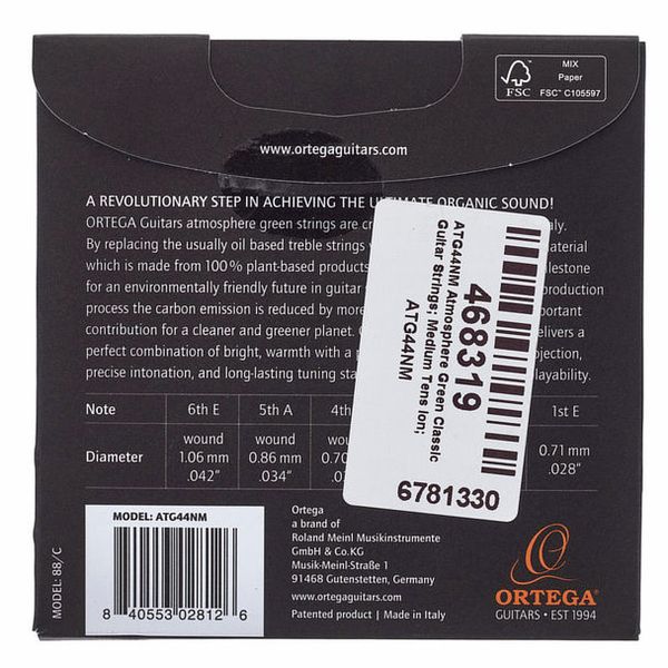 Ortega ATG44NM Classical Strings