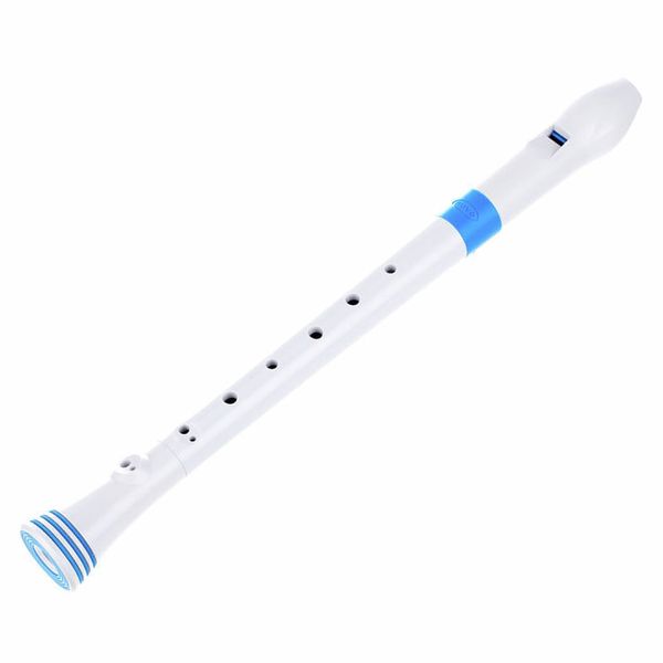 Nuvo Soprano Recorder white-blue