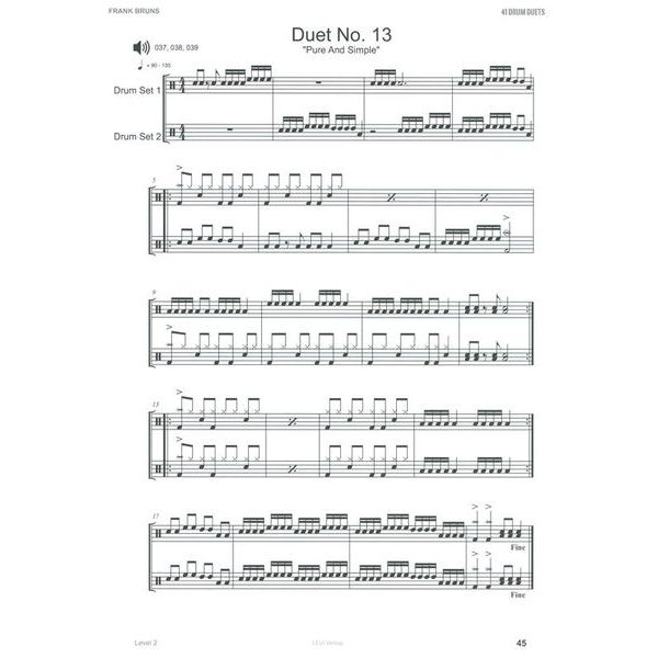 Leu Verlag 41 Drum Duets