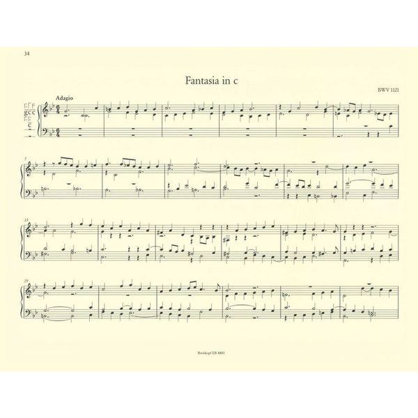 Breitkopf & Hrtel Bach Smtliche Orgelwerke 3
