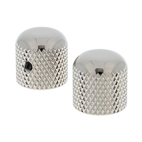 Allparts Metal Dome Knobs Nickel