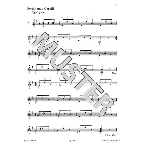 Ricordi Meine ersten Gitarrenstücke 1