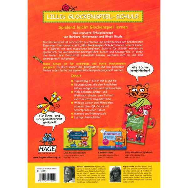 Hage Musikverlag Lillis Glockenspiel-Schule