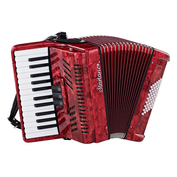 Startone Piano Accordion 48 Red MKII