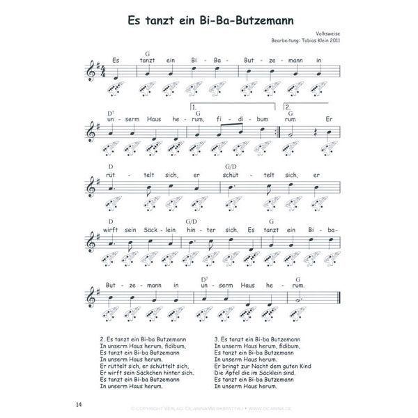 ocarinamusic Kinderlieder 12-Loch 1