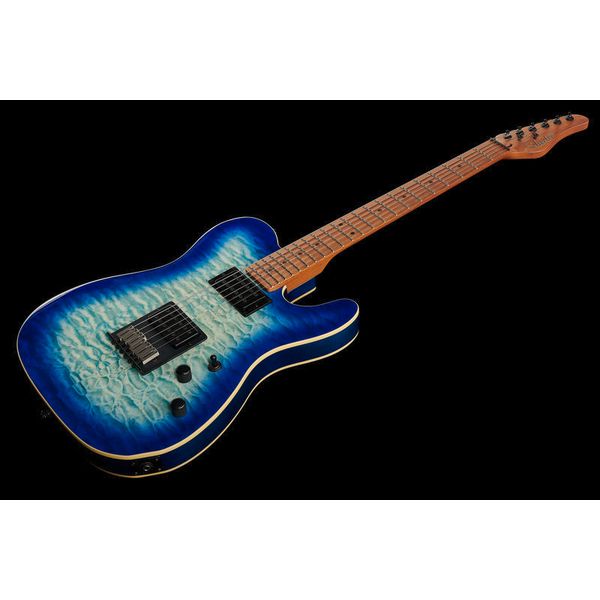 Schecter PT Pro Trans Blue Burst