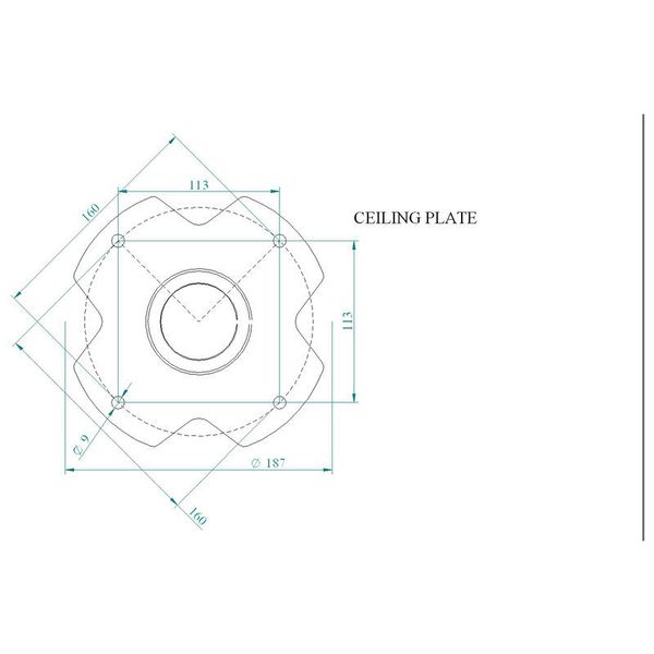 Euromet Arakno Projector Mount Wh