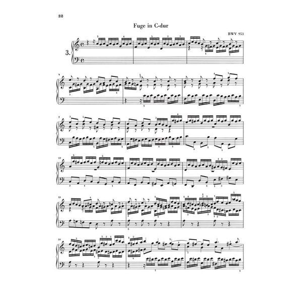 Henle Verlag Bach Prludien & Fughetten