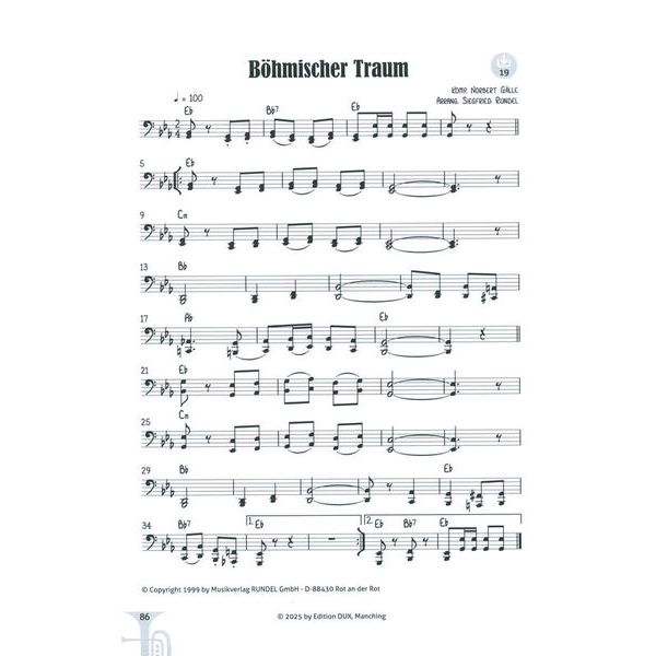 Edition Dux Tuba in der Volksmusik