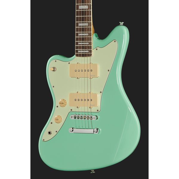 Harley Benton JA-60CC LH Seafoam Gree Set