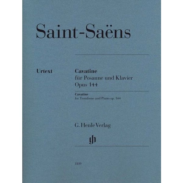 Henle Verlag Saint-Sans Cavatine Trombone