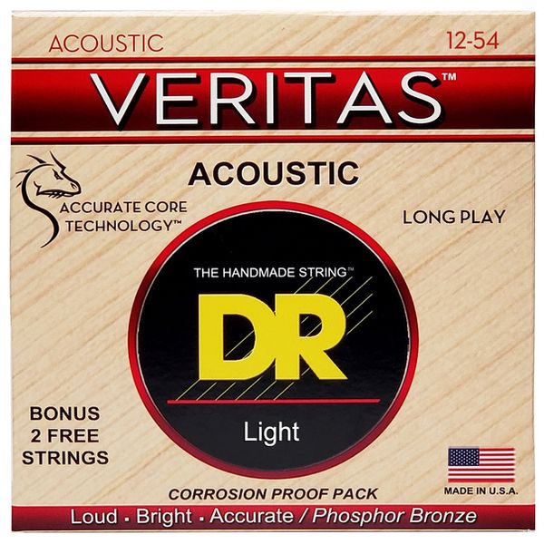 DR Strings Veritas Acoustic VTA-12