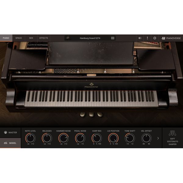 IK Multimedia Pianoverse Hamburg Grand S274