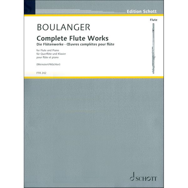 Schott Boulanger Complete Flute Works