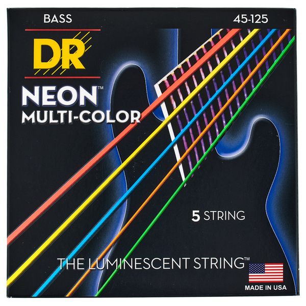 DR Strings Neon Multi NMCB5-45