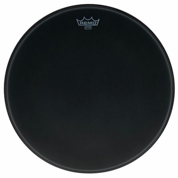 Remo 18" Emperor Black Suede