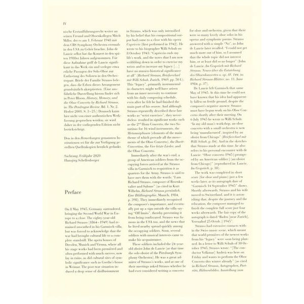 Henle Verlag Strauss Oboenkonzert D-Dur