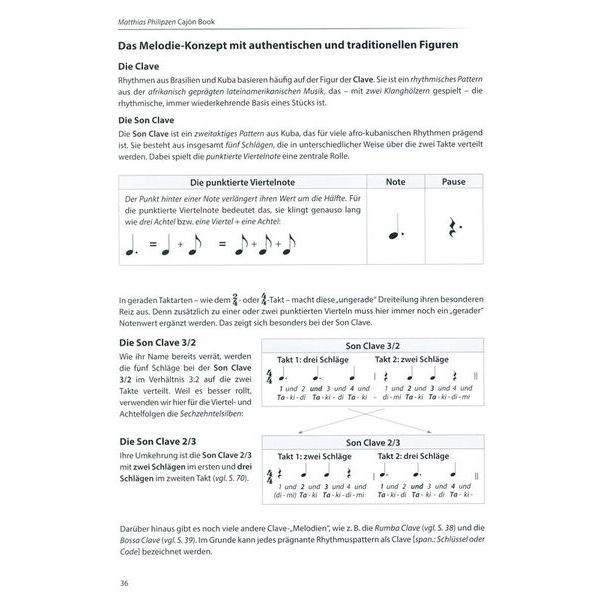 Alfred Music Publishing Cajon Book German