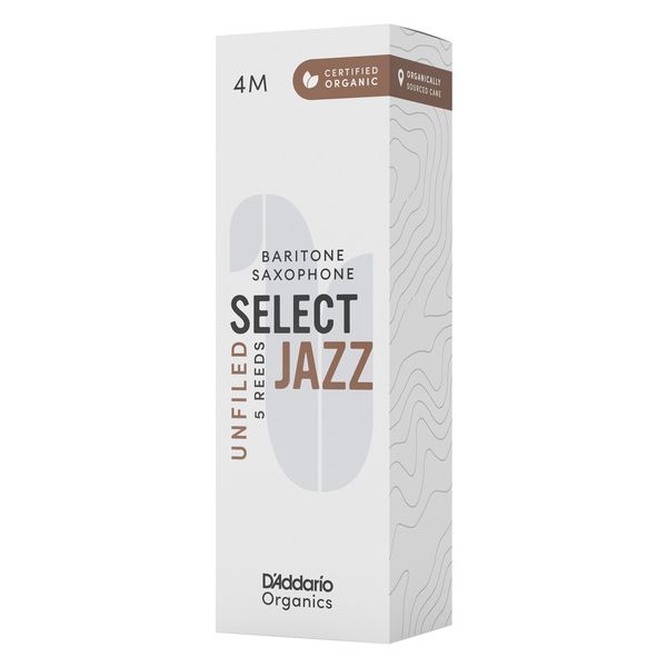 DAddario Woodwinds Organic Sel. Jazz Unf. BAR 4M