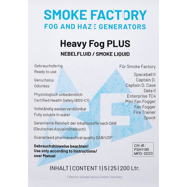 Smoke Factory Heavy Fog PLUS 5L
