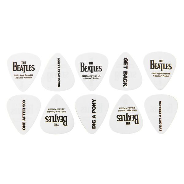 Daddario Beatles Get Back Picks Light