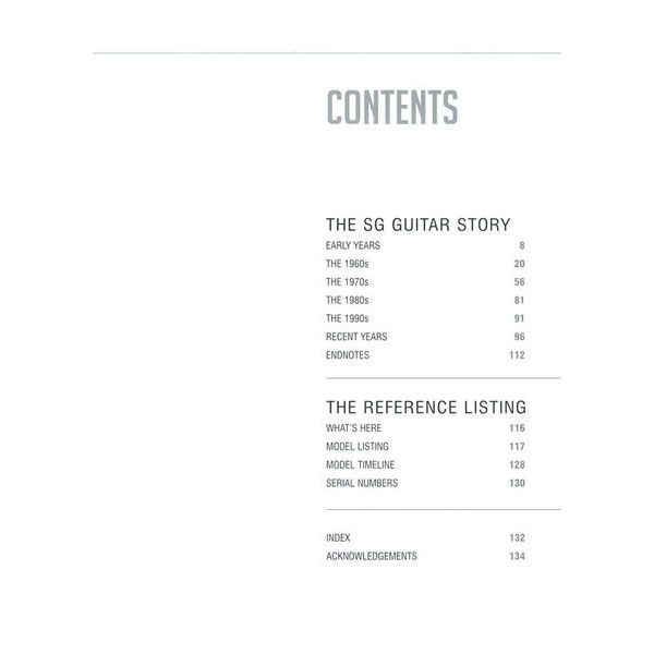 Backbeat Books The SG Guitar Book