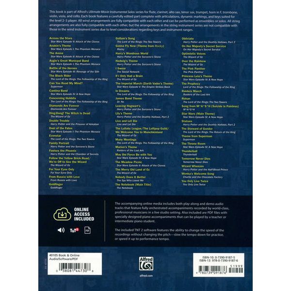 Alfred Music Publishing Ultimate Movie Solos Flute