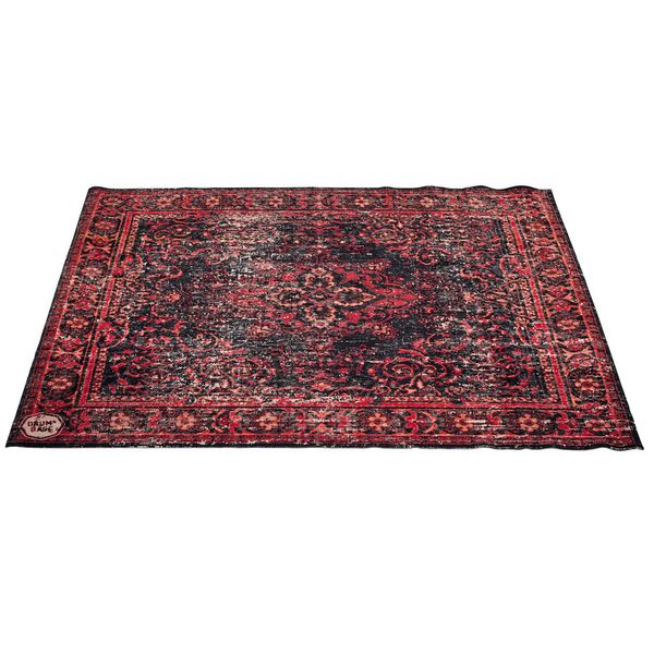 Drum N Base Club Drum Rug Black-Red