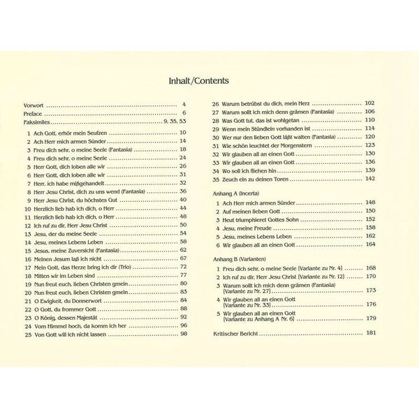 Breitkopf & Hrtel Krebs Orgelwerke III