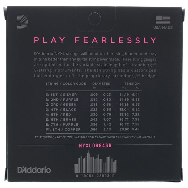 Daddario NYXL0984SB