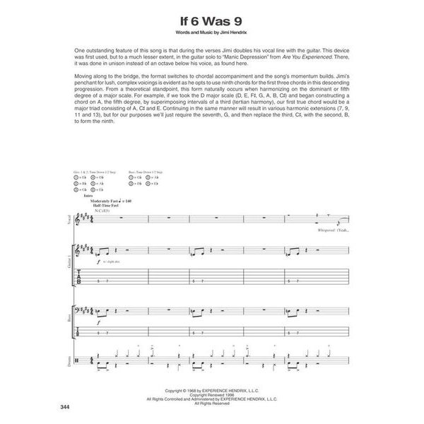 Hal Leonard Jimi Hendrix Complete Scores