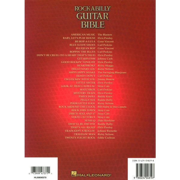 Hal Leonard Rockabilly Guitar Bible