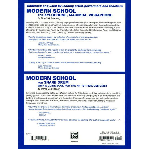 Alfred Music Publishing Modern School For Xylophone