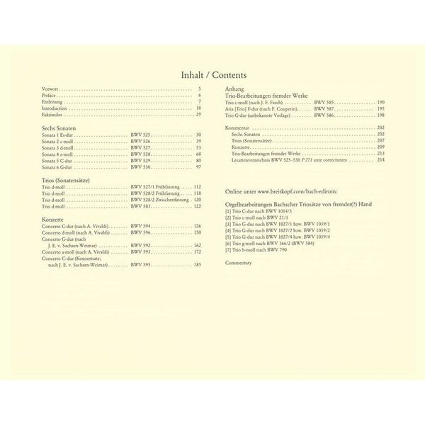 Breitkopf & Hrtel Bach Smtliche Orgelwerke