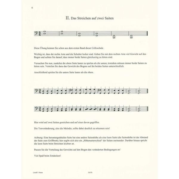 Edition Peters Cello Spielen 2