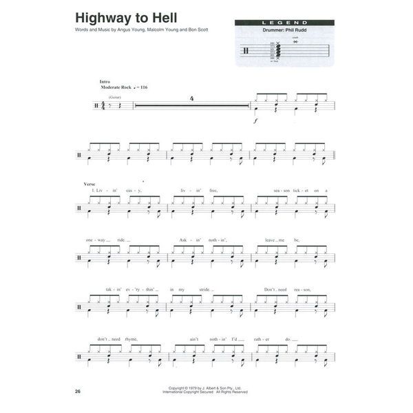 Hal Leonard Drum Play-Along Easy Rock