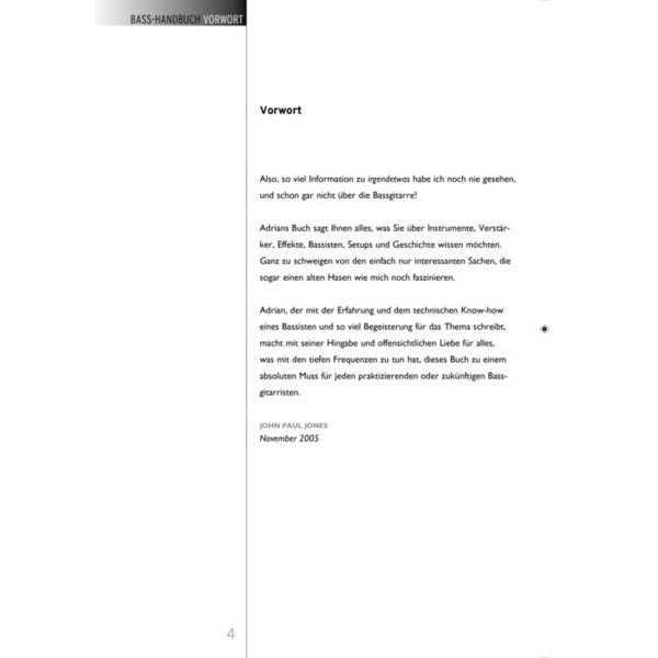 Voggenreiter  Das Bass-Handbuch