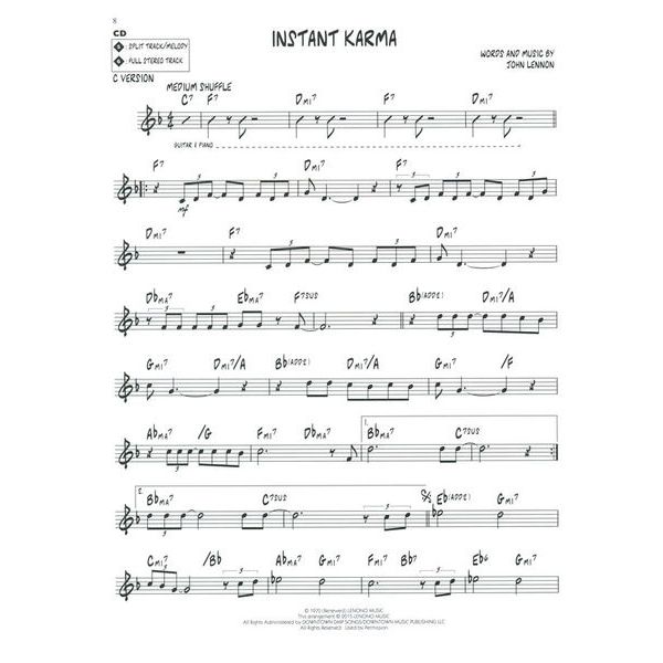 Hal Leonard Jazz Play-Along John Lennon