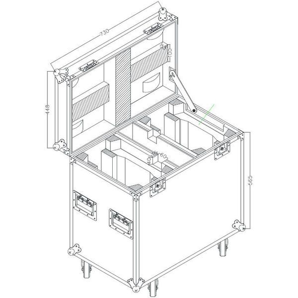 Flyht Pro BS-280 Tourcase 2in1