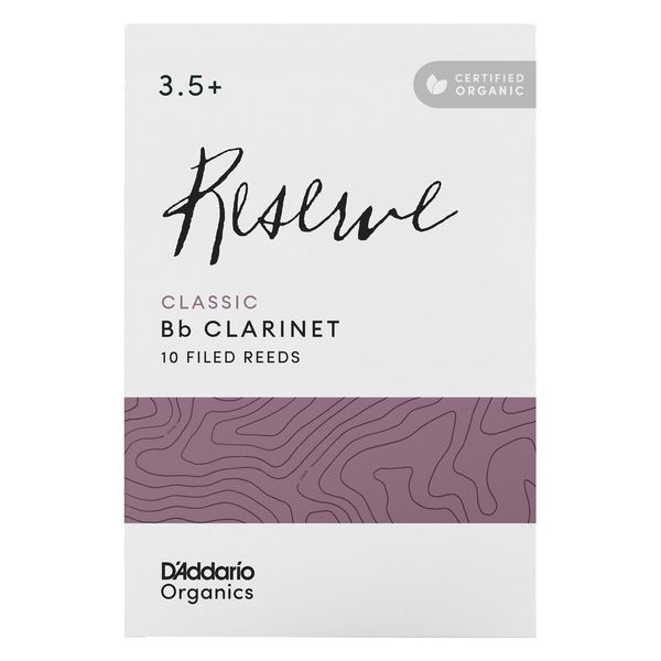 DAddario Woodwinds Organic Reserve Cl. CLAR 3.5+