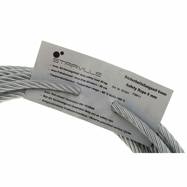 Stairville Safety Set 100cm/6mm 10pcs.