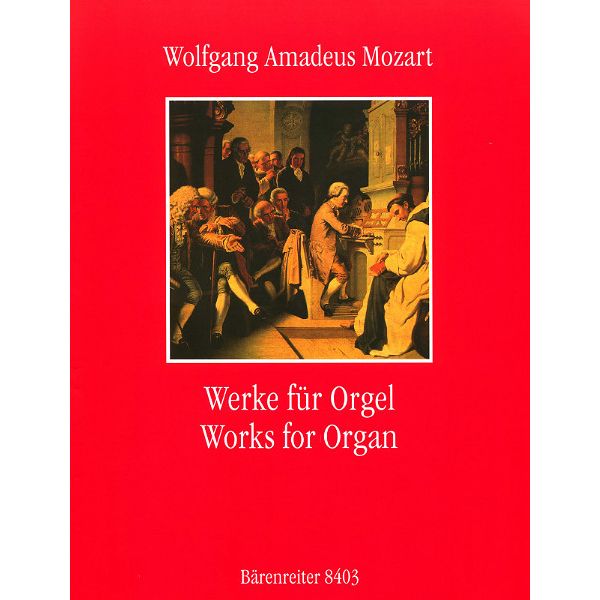 Brenreiter Mozart Werke for Orgel