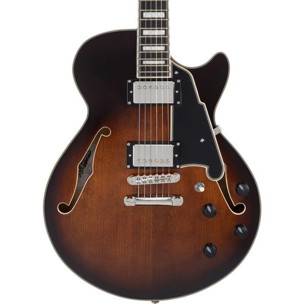 DAngelico Premier SS Brown Burst