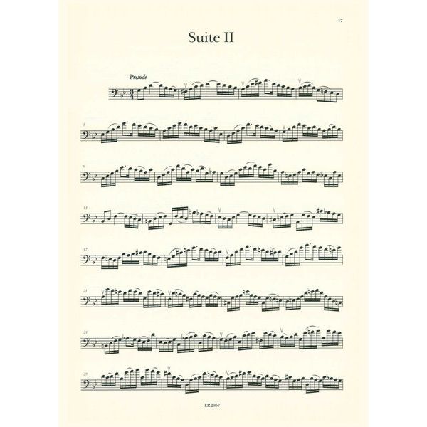 Ricordi Bach 6 Suites Double Bass