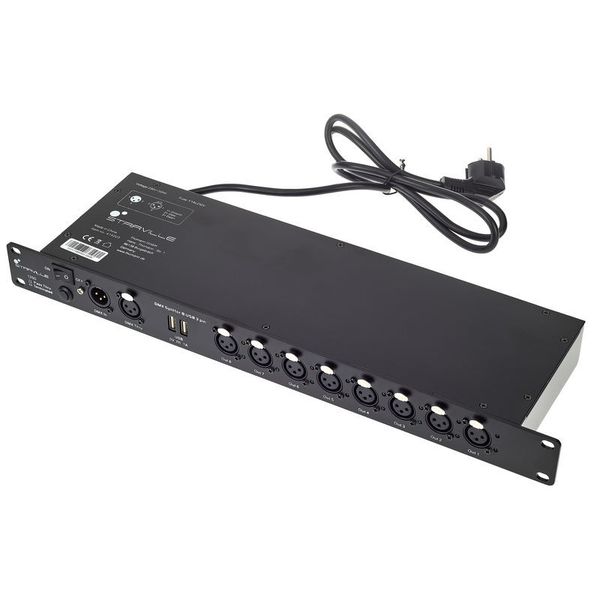Stairville DMX Splitter 8 USB 3 pin