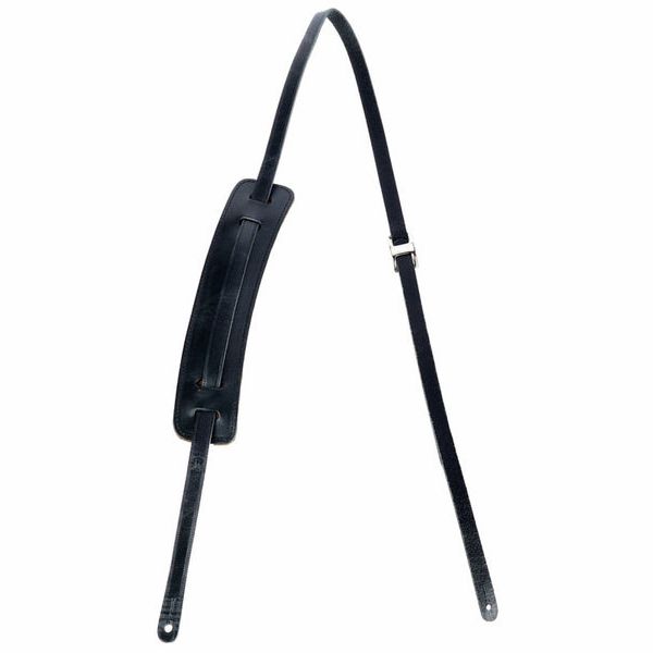 Levys 50's Leather Strap 5/8" BK