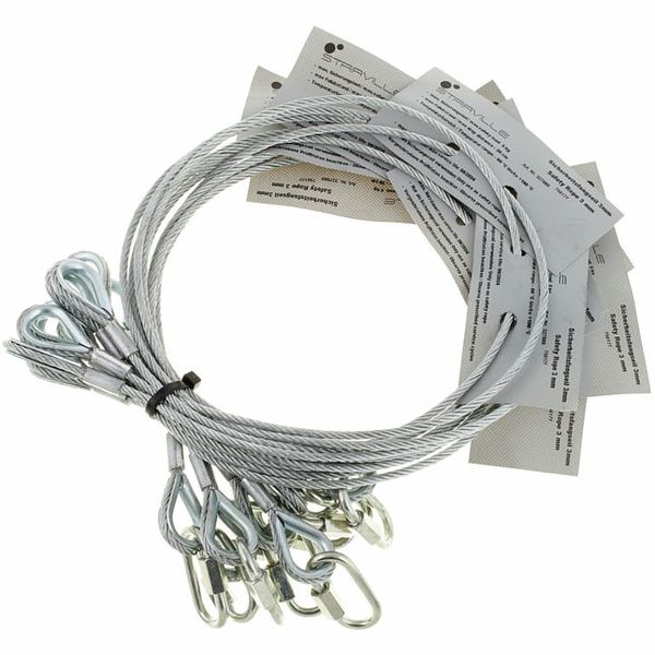 Stairville Safety Set 60cm/3mm 10pcs.