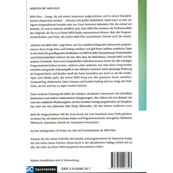 GC Carstensen Verlag Arbeiten mit MIDI-Files